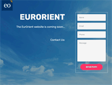 Tablet Screenshot of eurorient.org